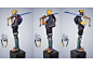 RO[nin]BOT, Kontorn Boonyanate : Ro(nin)bot who journeys around the cyber world with his golden arm and Dino katana.