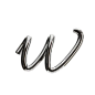 W Letter  3D Icon