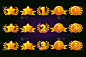 设置了黄金奖励图标。1, 2, 第3位不同的变化。月桂树花环的胜利和金星或游戏, 有限公司, 横幅,