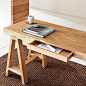 美式实木办公桌
