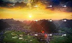 越南 风景照片 Binh Minh 风景的越南