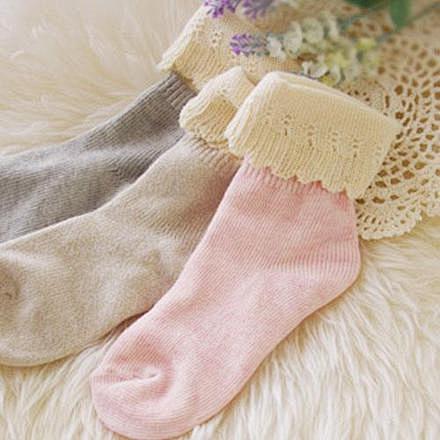 #温暖袜子# 日本原单 日系堆堆袜 森系...