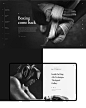 THE SOUL OF A BUTTERFLY : THE SOUL OF A BUTTERFLY. Sober and elegant website concept based on the autobiographical book of the same name.