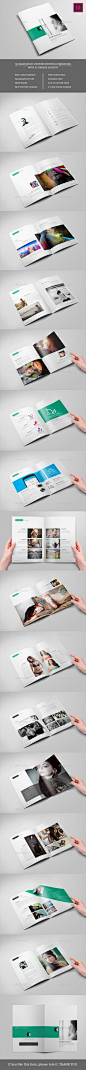 Clean Portfolio Brochure Template - Portfolio Brochures