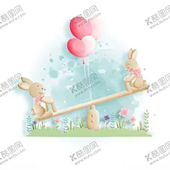 兔子 【酷图网】兔子,矢量兔子,卡通兔子,手绘兔子,兔子插画,兔子插图,可爱兔子,水彩兔子,跷跷板兔子,爱心,水彩爱心,爱心气球,小兔子,花朵,矢量花朵,卡通花朵,手绘花朵,花朵插画,花卉,矢量花卉,卡通花卉,花卉插画,花卉插图,手绘花卉,花草