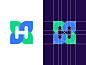 H pin logo grid