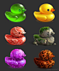 Texture study, Odin Dwarfi : Experimenting on cute ducks
It's much more intersting than cubes, heh
