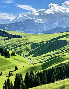 新疆封神夏日游‼️5天穿越漫画草原+雪山湖泊 - 小红书