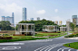 Shenzhen Lotus Water Culture Base and Ground Level of Honghu Park Water Purification Plant / NODE Achitecture & Urbanism,Ground walking system. Image © Chao Zhang