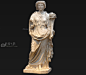 破损的命运女神石膏像，女人雕像青铜像雕塑，古罗马希腊雅典宗教神话人物女人体模型 - 雕塑3d模型 3dsnail模型网
