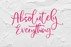 121号Boottering_Duo英文字体优雅手写连笔艺术字请柬名片签名-淘宝网