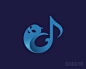 Ghost Music Note Logo幽灵音乐logo设计欣赏
