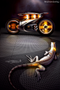 Futuristic motorcycle making of : furious wheels on Behance