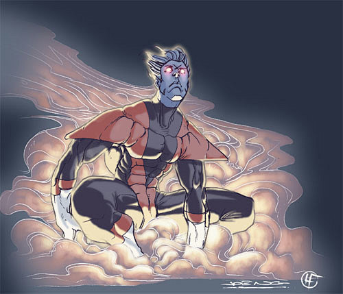 x战警人物插画nightcrawler夜行者6