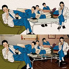 微博 - @剧个木头 的个人主页
《机智的医生生活2》手绘场景插画
by  Cr.GAGA_gaga