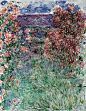 Claude Monet - House among the Roses, the (1925) - Claude Monet - Wikimedia Commons