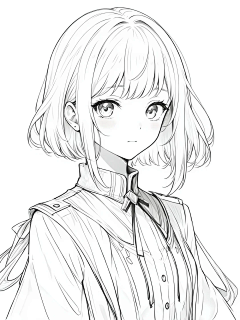 空空的鱼采集到线稿