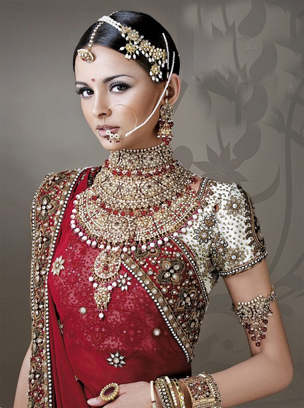 漂亮华丽的印度新娘 - 图片中心--中网...