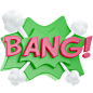 Bang 3D 爆炸 促销 对话