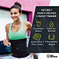 HOT SHAPERS Hot Belt Waist Cincher with Waist Trainer - Sweat Belt Band Corset - Stomach Girdle Wrap and Shaper for Women's Workout Sessions, Weight Loss and Slimming Goals (Black, S) at Amazon Women’s Clothing store