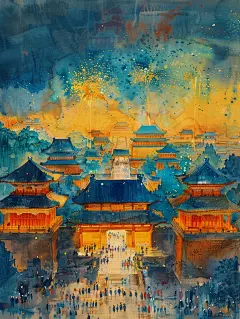 梦回大唐｜灯火通明长安城，烟花散尽有归人。 - 小红书