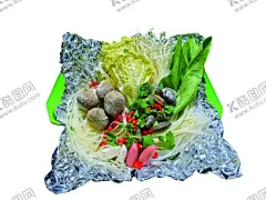 锡纸撒尿牛丸花甲粉 【酷图网】锡纸,撒尿牛丸,花甲粉,水晶粉,花蚬子,油麦菜,娃娃菜