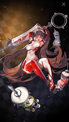 猫尾巴°采集到绘-机械枪炮刀剑role