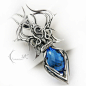 AMANATARX - silver and quartz by LUNARIEEN#饰品##宝石#