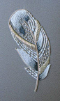 Royal School of needlework Virginia, Courses embroidered feather: 