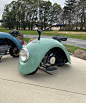 an original volkswagen beetle was ta