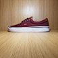 VANS ERA 59 CA Port Royale酒红色全帆布民族风低帮滑板鞋-淘宝