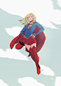 Late but here is #supergirl for @Sketch_Dailies #Sketch_Dailies