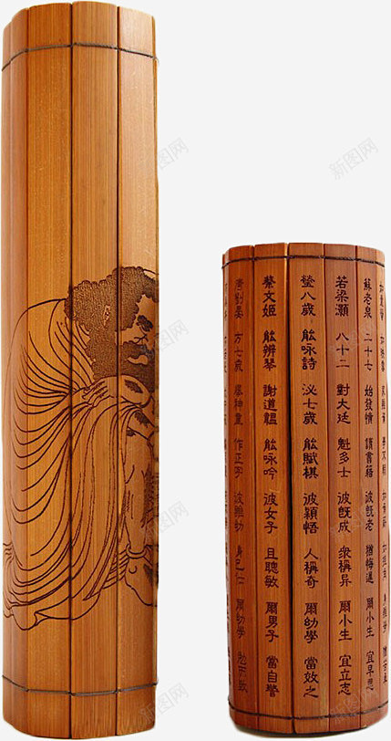 竹简竹简古代笔筒笔墨纸砚文房四宝高清素材 网页 设计图片 免费下载 页面网页 平面电商 创意素材 png素材