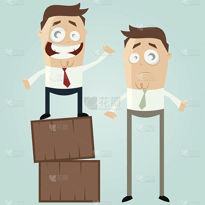 大大小小的卡通人物