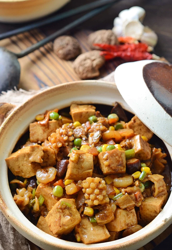 八珍豆腐-花瓣网