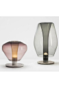 glass lamps for table decoration and home lighting | lighting . Beleuchtung . luminaires | Design: Design.daily |: 