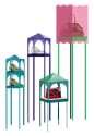 visual design window design digital illustration ILLUSTRATION  gucci Retail design store design Visual Merchandising Window Display branding 