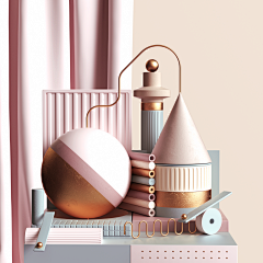 2B铅笔描绘2B人生采集到C4D