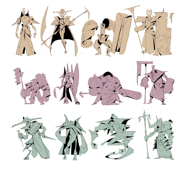 Character designs: Villains-花瓣网