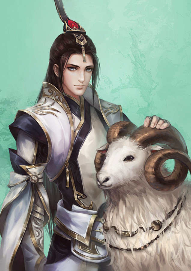 羊年大吉-RYUMON__涂鸦王国插画