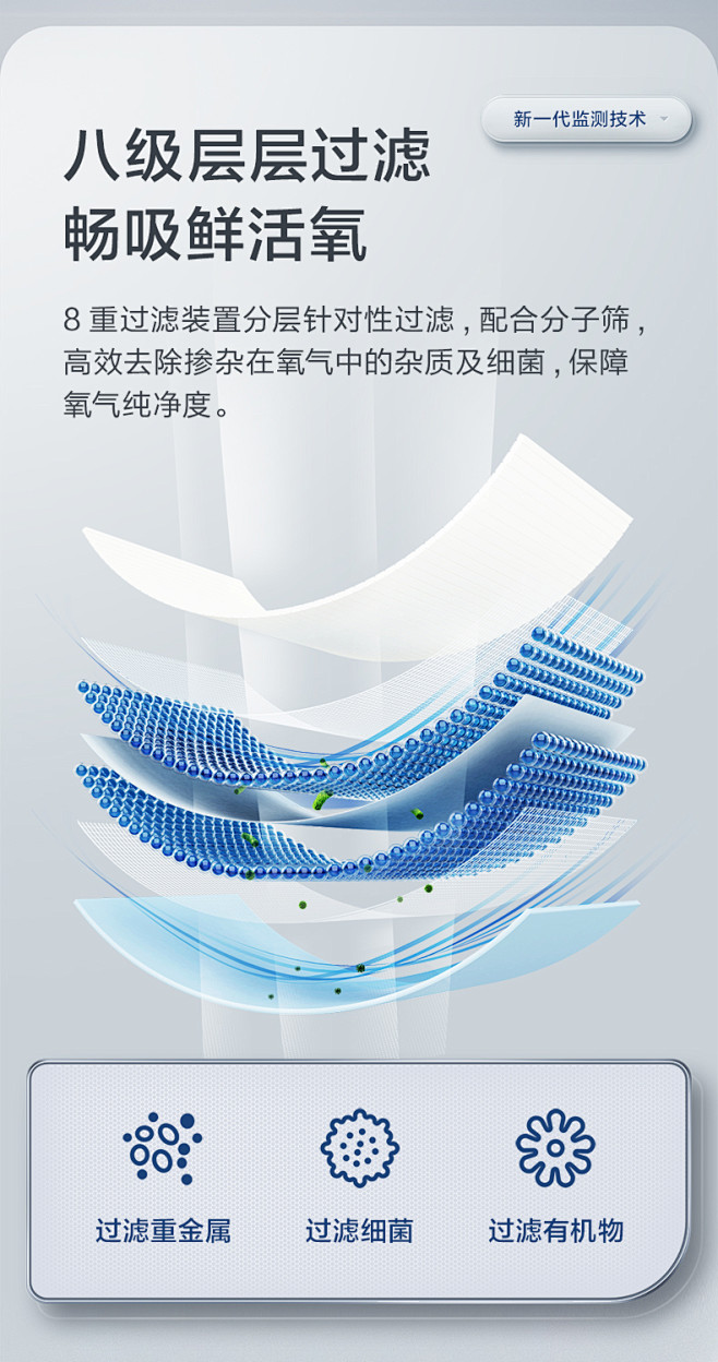 海尔制氧机家用老人孕妇吸氧小型便携家庭式...
