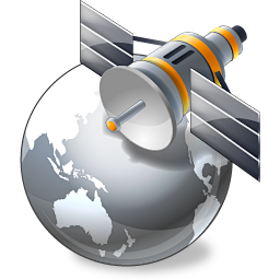 卫星定位追踪图标