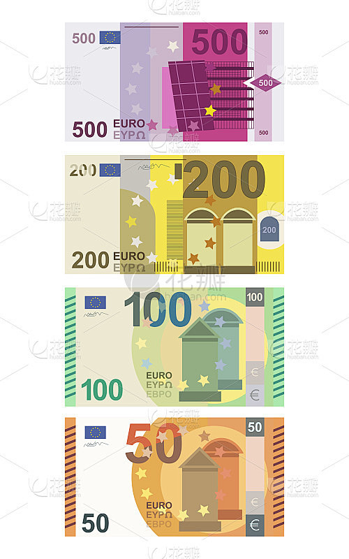 Euro money isolated ...