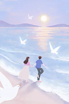 唯美日系插画