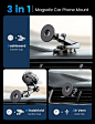 Amazon.com: for Magsafe Car Mount, eSamcore Car Cell Phone Holder Retractable Car Magnetic Phone Mount for Dashboard / Vent / Windshield, Car Mount Magnet for iPhone 12 / 13/ 14 Pro Max and Magsafe Case : Cell Phones & Accessories _亚马逊_T20221014 #率叶插件