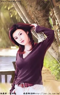 张雅涵手绘美眉插画作品欣赏[二][40P] #采集大赛#