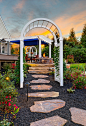 Arbors & Pergolas : As an entrance way or outdoor room, an arbor or pergola adds grace and elegance to your home. A stylish and distinctive design is sure to enhance the outdoor locations of your choosing.