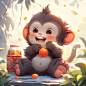 小猴子可爱