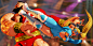 《街头霸王5》截图：总有些瞬间让你会心一笑 <a class="text-meta meta-mention" href="/rx2behmiru/">@游戏时光vgtime</a> : 《街头霸王5》高清壁纸，几乎每张图都有亮点，套用我站王十七一句话：拿去做壁纸吧。