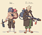 Character design  comics Scifi